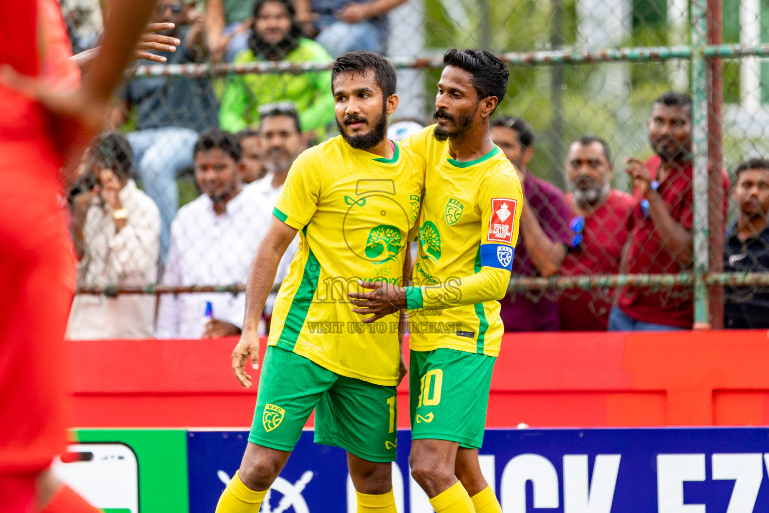 GDh Vaadhoo VS GDh Thinadhoo in Atoll Round Semi-Final on Day 20 of Golden Futsal Challenge 2025 was held on Friday, 24 January 2025, in Hulhumale', Maldives. Photos: Hassan Simah / images.mv