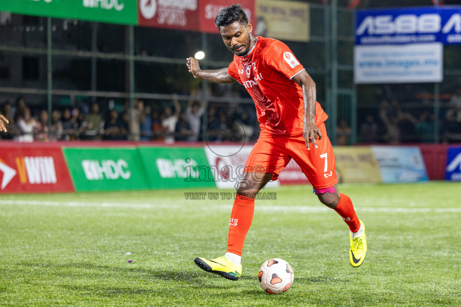 STO RC vs Club Fen in Day 7 of Club Maldives Cup 2025 was held in Rehendhi Futsal Ground, Hulhumale', Maldives on Tuesday, 7 October 2025. 
Photos: Hassan Simah / images.mv