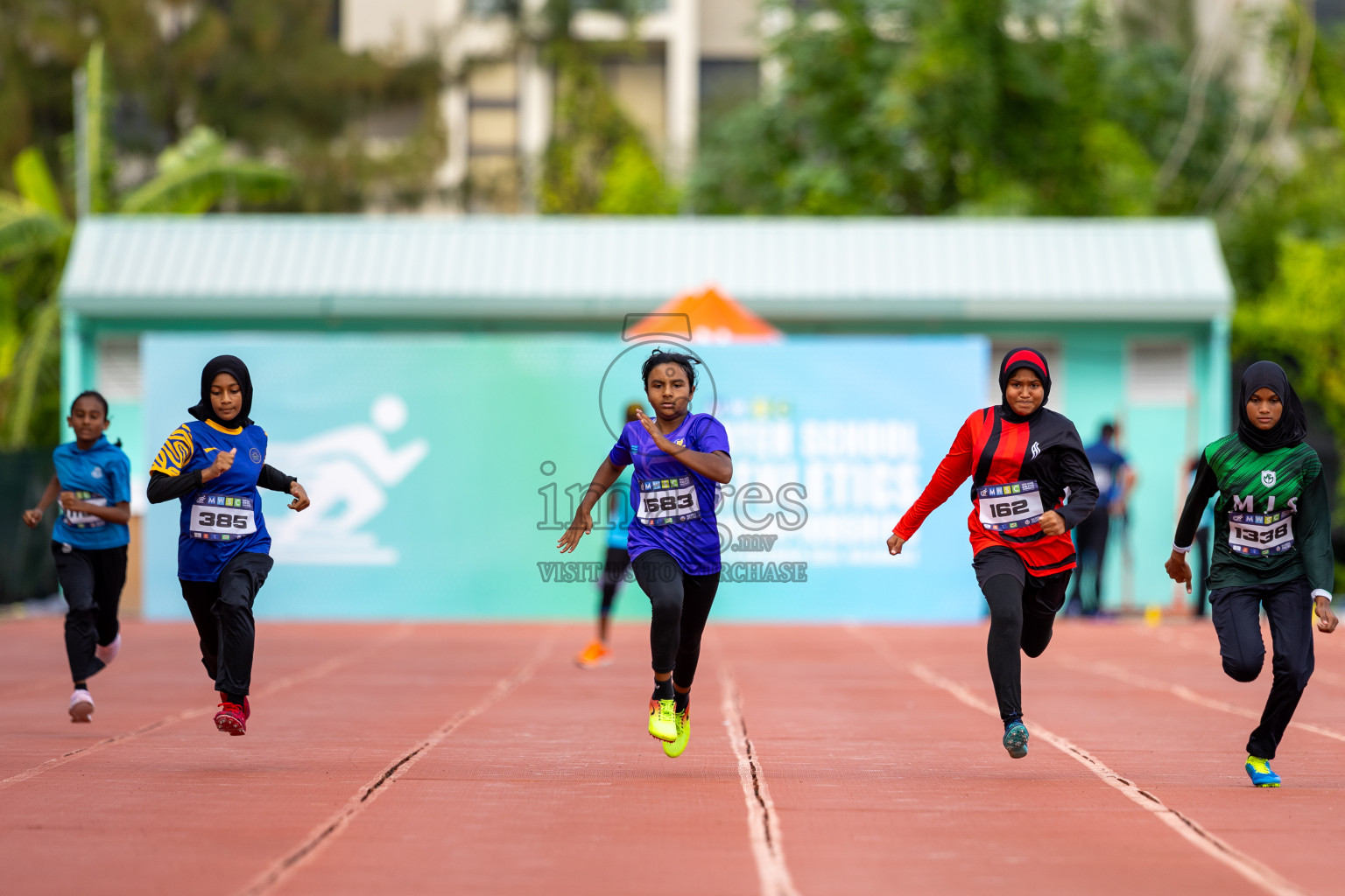 Day 2 of MWSC Interschool Athletics Championships 2024 held in Hulhumale Running Track, Hulhumale, Maldives on Sunday, 10th November 2024. Photos by: Ismail Thoriq / Images.mv