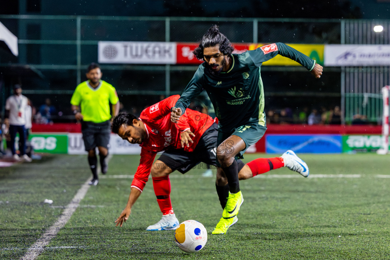 Sh Milandhoo VS Sh Maroshi in Day 6 of Golden Futsal Challenge 2025 on Friday, 6th January 2025, in Hulhumale', Maldives Photos: Nausham Waheed / images.mv