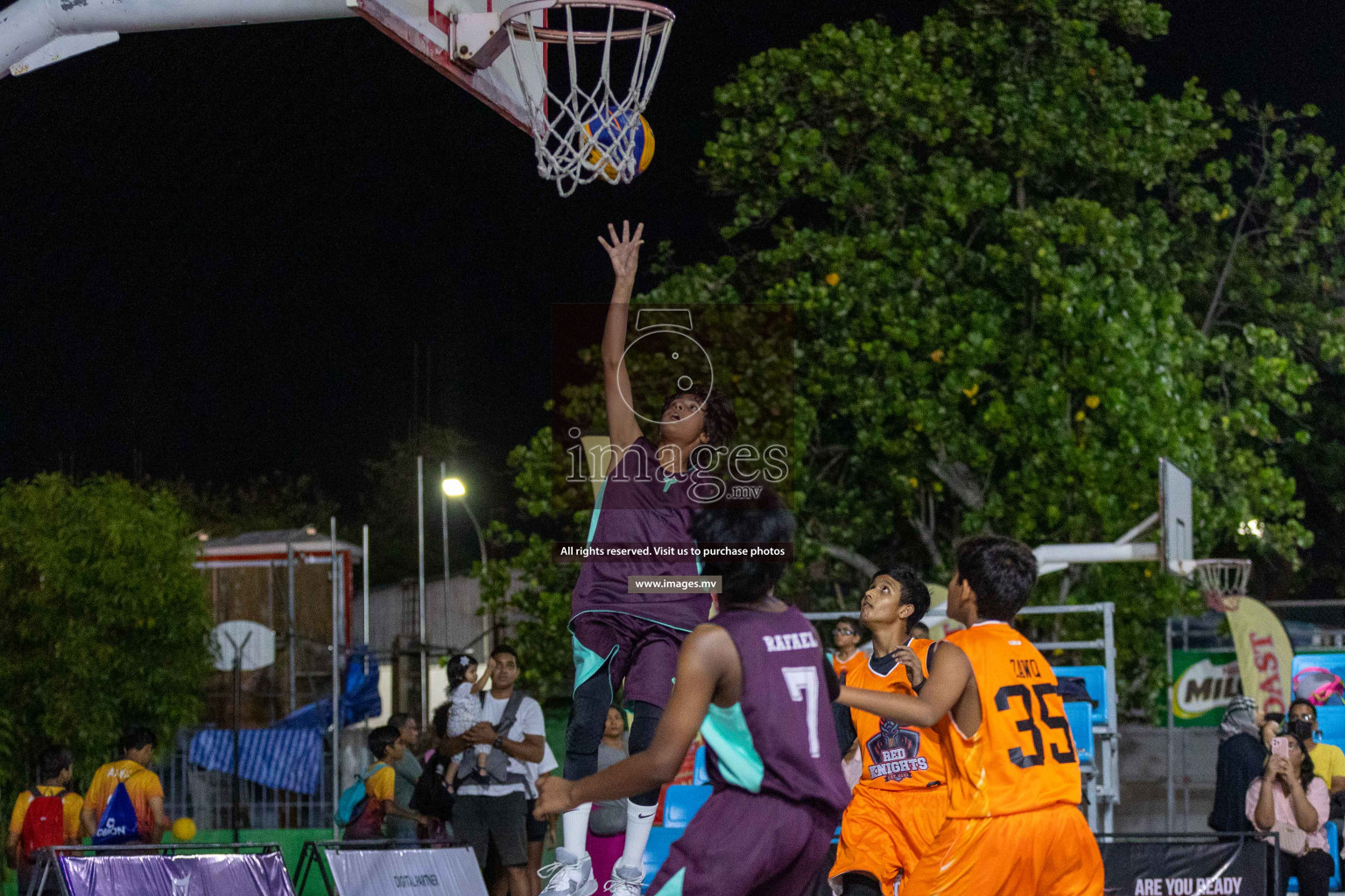 Day4 of Slamdunk by Sosal on 15th April 2023 held in Male'. Photos: Ismail Thoriq / images.mv