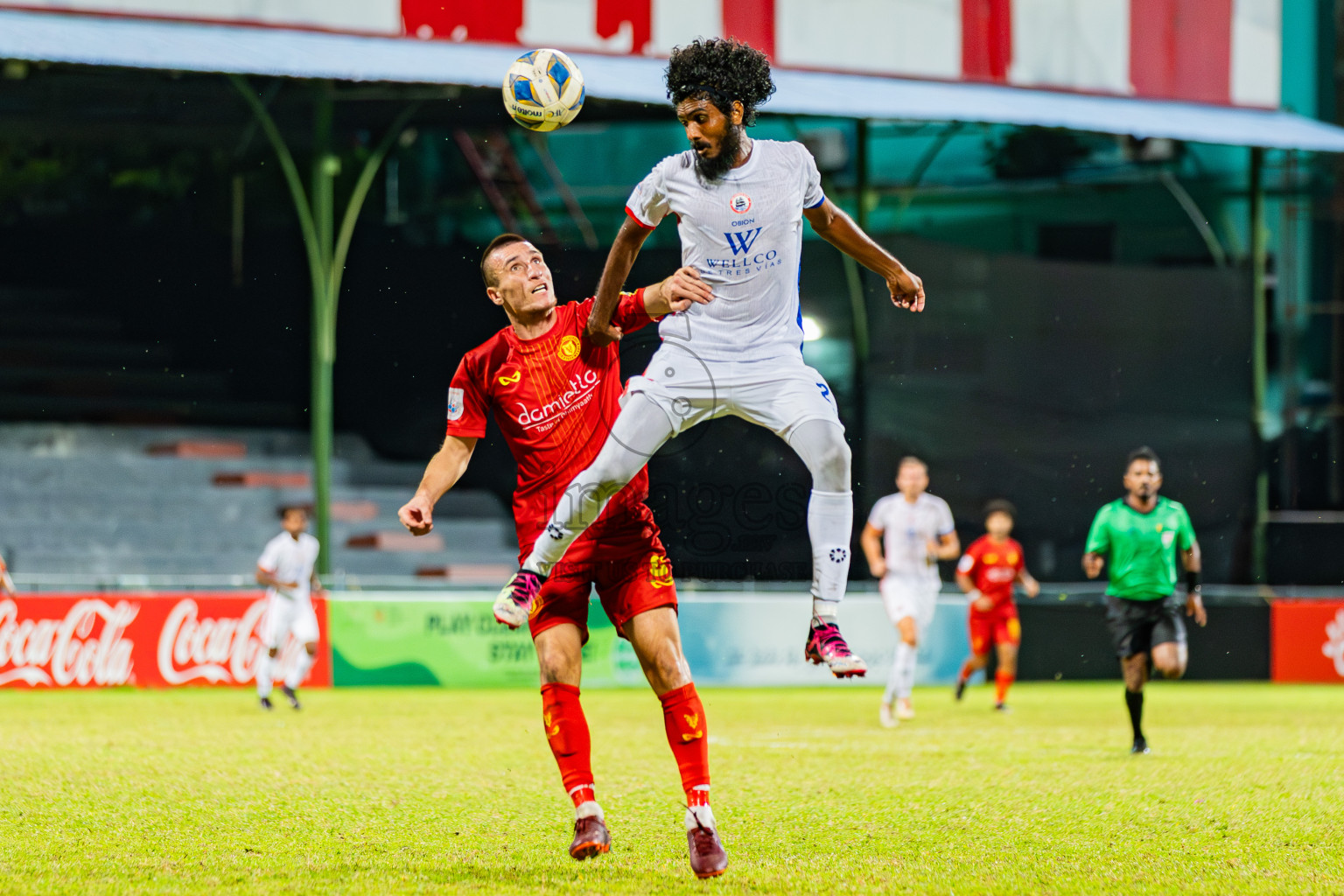 ODI Sport Club vs Victory Sports Club in Dhivehi Premier League 2025/26 held in National Football Stadium, Male', Maldives on Thursday, 2nd October 2025. Photos: Areef Adam / Images.mv