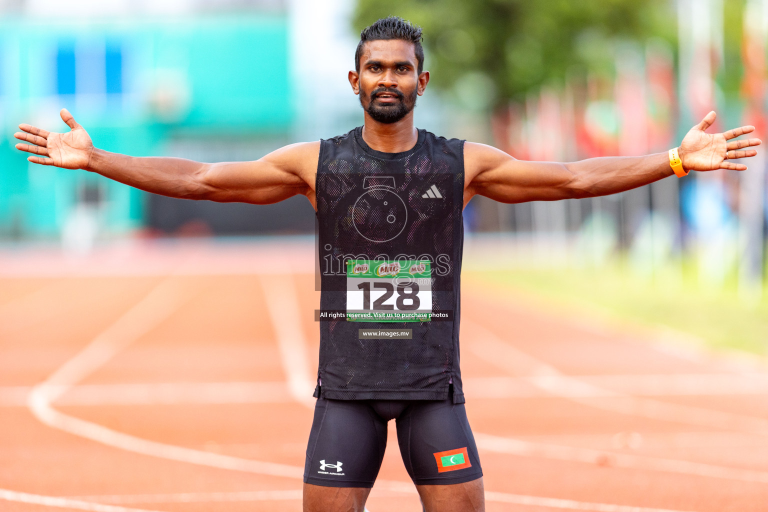 Day 2 of National Athletics Championship 2023 was held in Ekuveni Track at Male', Maldives on Friday, 24th November 2023. Photos: Nausham Waheed / images.mv