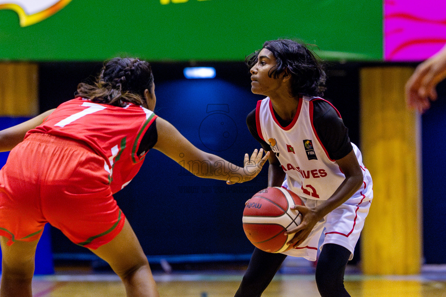 Maldives vs Bangladesh in Day 1 of Under 16 Woman's Asian Cup SABA Qualifiers 2025 was held in Social Center, Male', Maldives on 12th June 2025. Photos: Nausham Waheed / images.mv