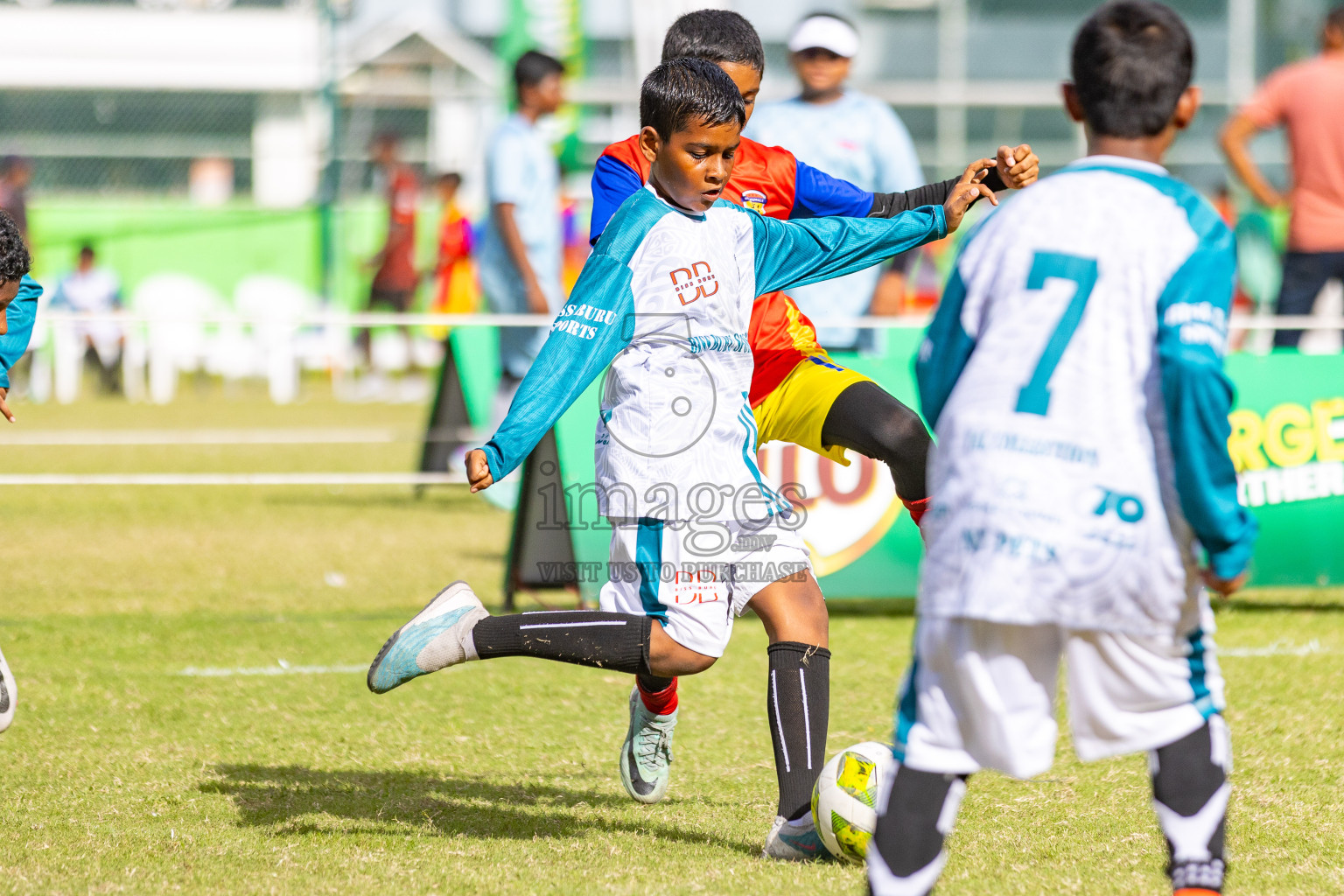 Day 2 of MILO Academy Championship 2025 (U-12) was held at Henveiru Stadium in Male', Maldives on Friday, 2nd May 2025. Photos: Mohamed Mahfooz Moosa / images.mv