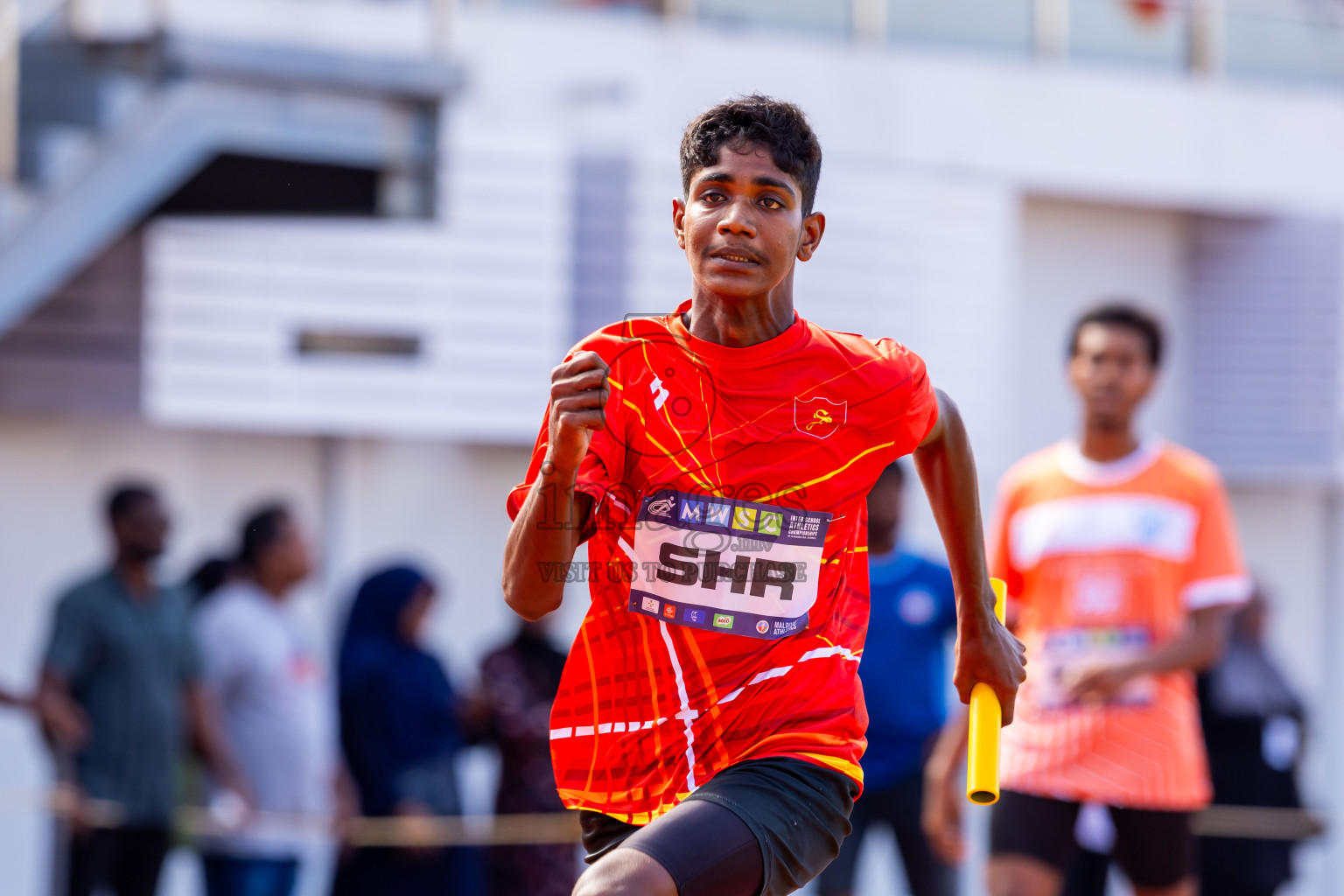 Day 6 of MWSC Interschool Athletics Championships 2024 held in Hulhumale Running Track, Hulhumale, Maldives on Thursday, 14th November 2024. Photos by: Nausham Waheed / Images.mv