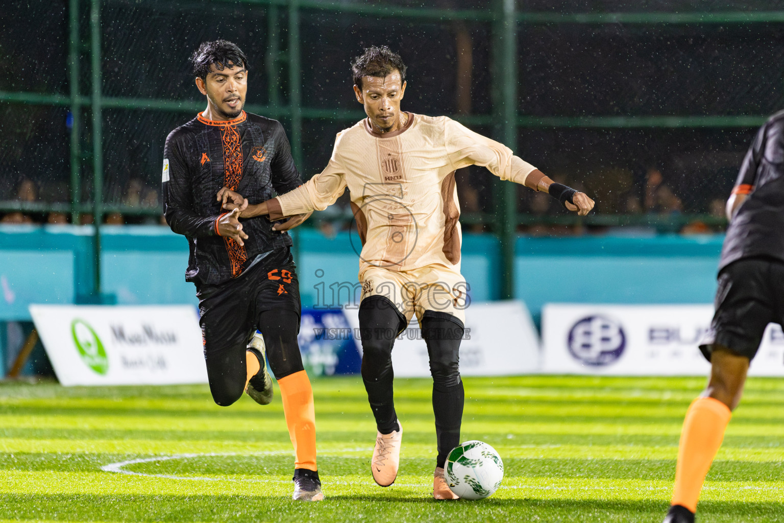 The Dee Ess Kay vs Dee Cee Jay Sc in Day 3 of Laamehi Dhiggaru Ekuveri Futsal Challenge 2025 was held on Saturday, 26th July 2025, at Dhiggaru Futsal Ground, Dhiggaru, Maldives Photos: Areef Adam / images.mv