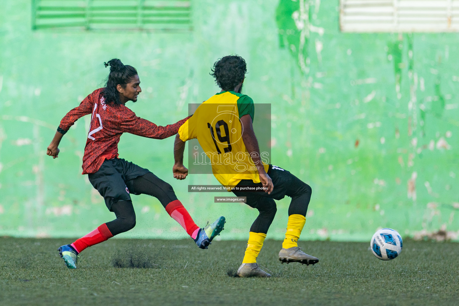 Little Town Sports vs  Lorenzo Sports Club in the 2nd Division 2022 on 16th July 2022, held in National Football Stadium, Male', Maldives Photos: Hassan Simah / Images.mv