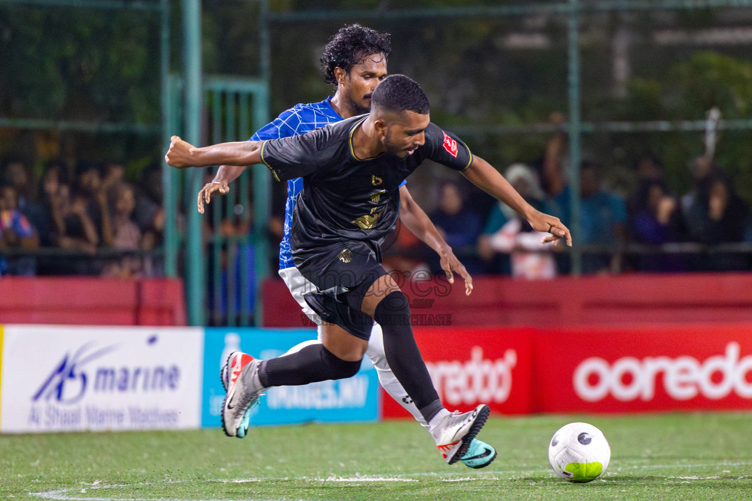 HA Utheemu vs HDh Naivaadhoo on Day 33 of Golden Futsal Challenge 2024, held on Sunday, 18th February 2024, in Hulhumale', Maldives Photos: Mohamed Mahfooz Moosa / images.mv