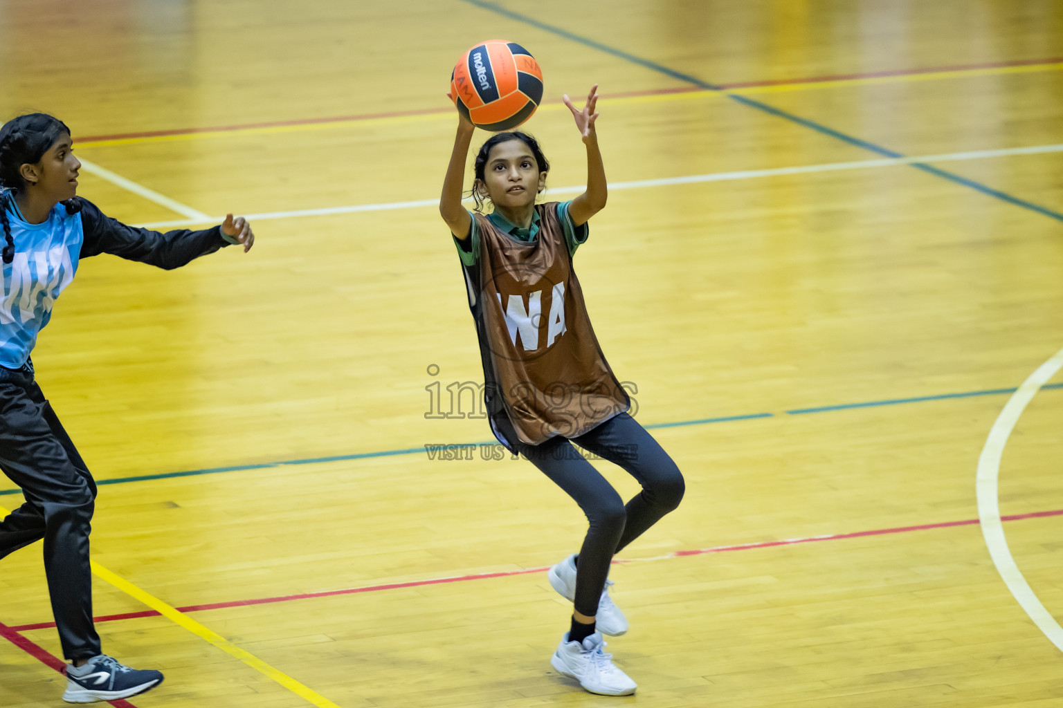 Day 12 of 25th Inter-School Netball Tournament was held in Social Center at Male', Maldives on Thursday, 22nd August 2024.