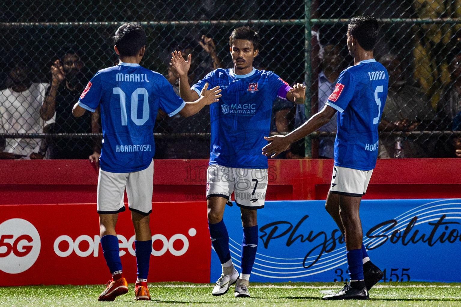 HA Kelaa vs HA Hoarafushi in Day 13 of Golden Futsal Challenge 2025 was held on Friday, 17th January 2025, in Hulhumale', Maldives. Photos: Nausham Waheed / images.mv