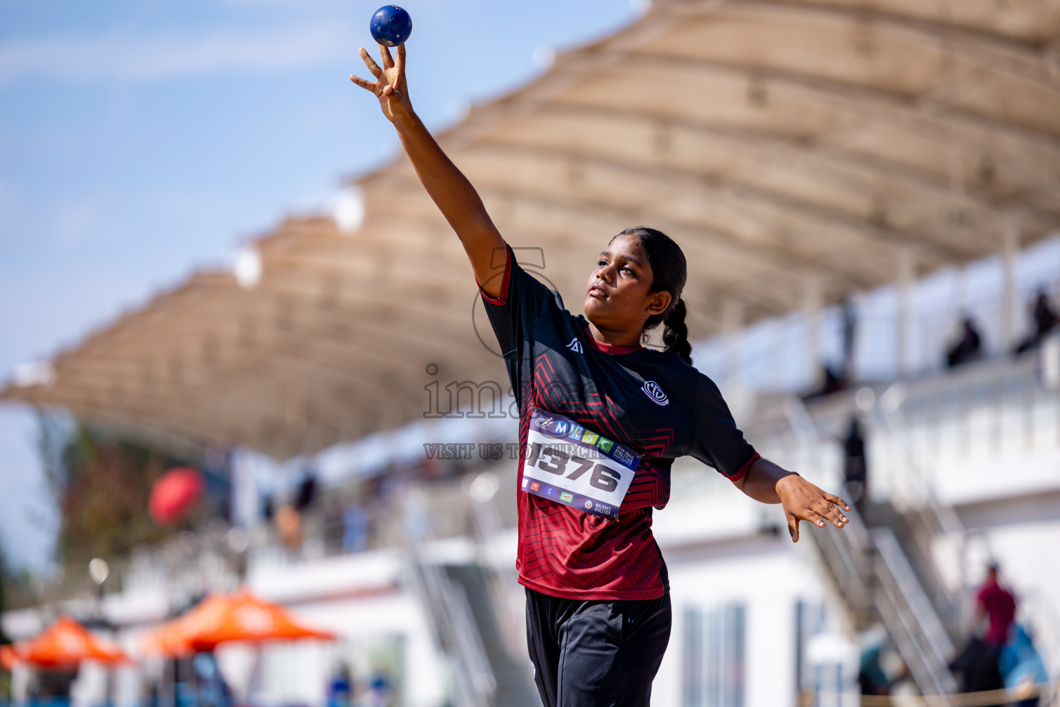 Day 4 of MWSC Interschool Athletics Championships 2024 held in Hulhumale Running Track, Hulhumale, Maldives on Tuesday, 12th November 2024. Photos by: Nausham Waheed / Images.mv