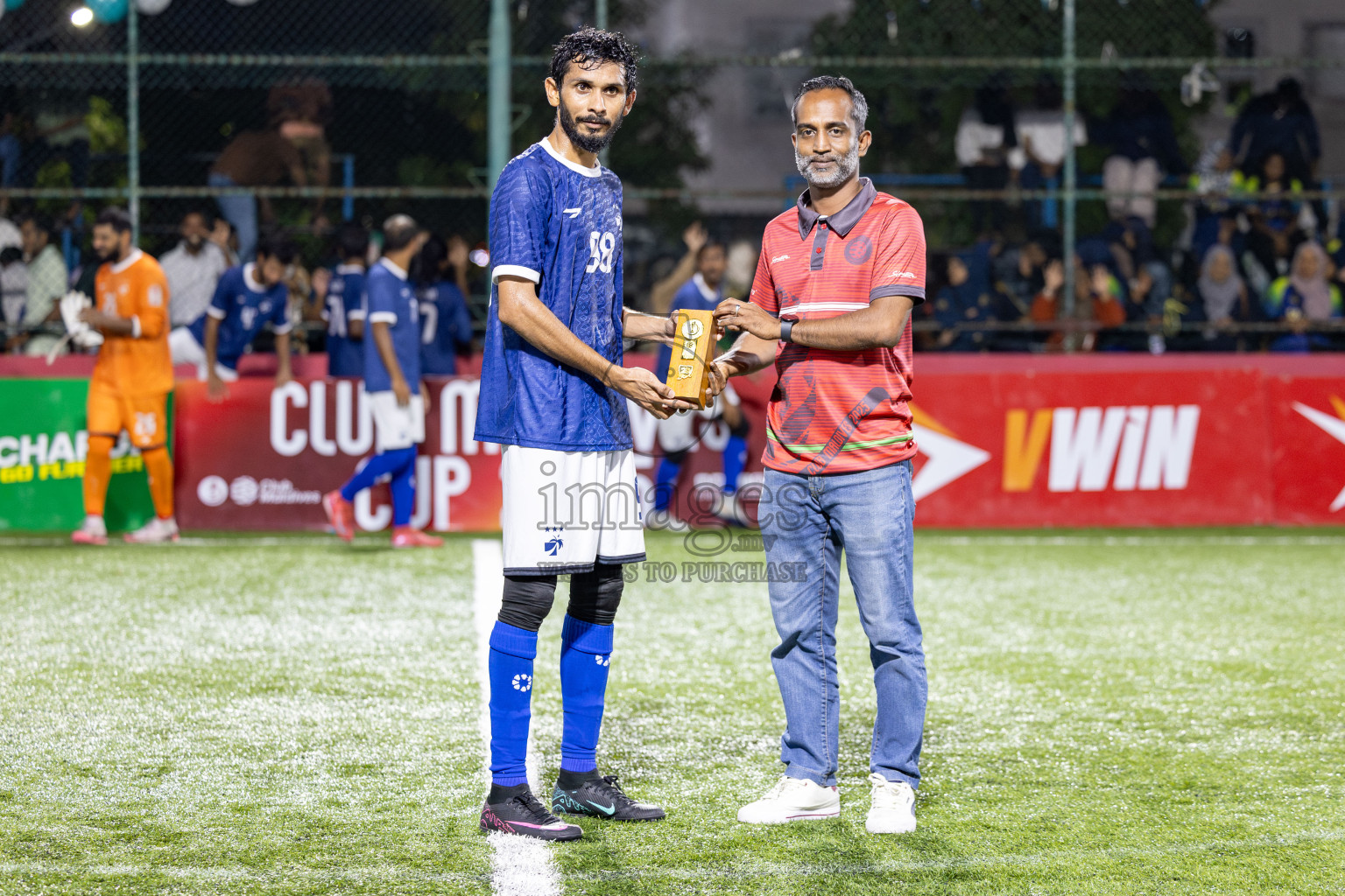MACL vs Club Immigration in Day 7 of Club Maldives Cup 2025 was held in Rehendhi Futsal Ground, Hulhumale', Maldives on Tuesday, 7 October 2025. 
Photos: Hassan Simah / images.mv