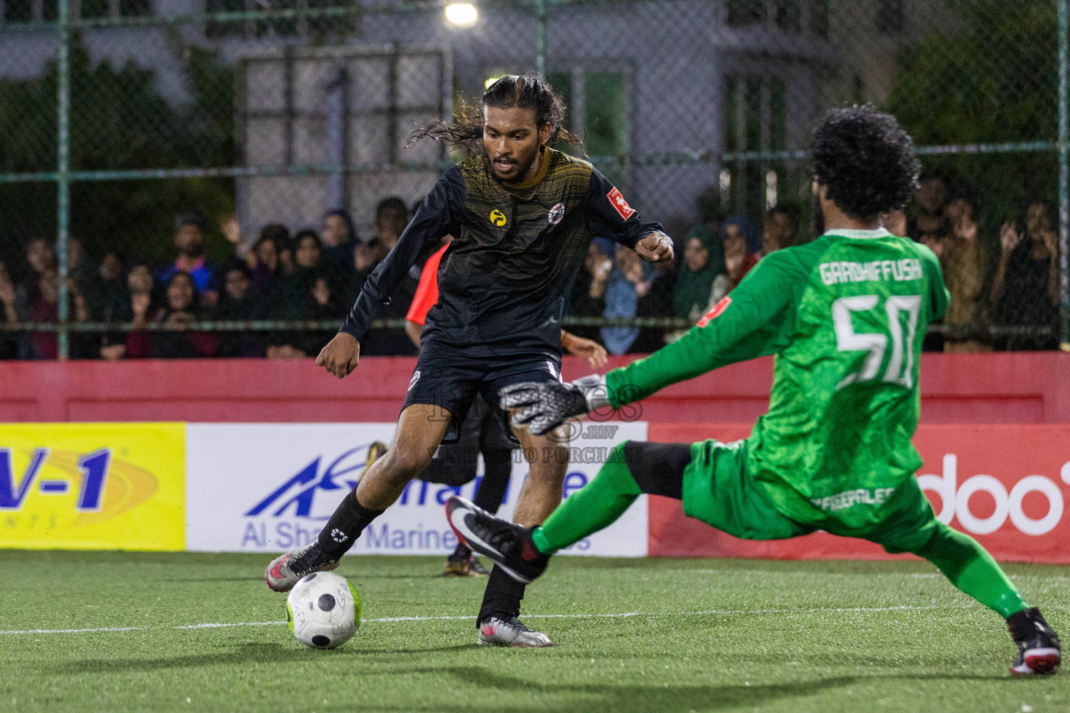 TH Gaadhiffushi  vs TH Omadhoo in Day 3 of Golden Futsal Challenge 2024 was held on Wednesday, 17th January 2024, in Hulhumale', Maldives Photos: Nausham Waheed / images.mv