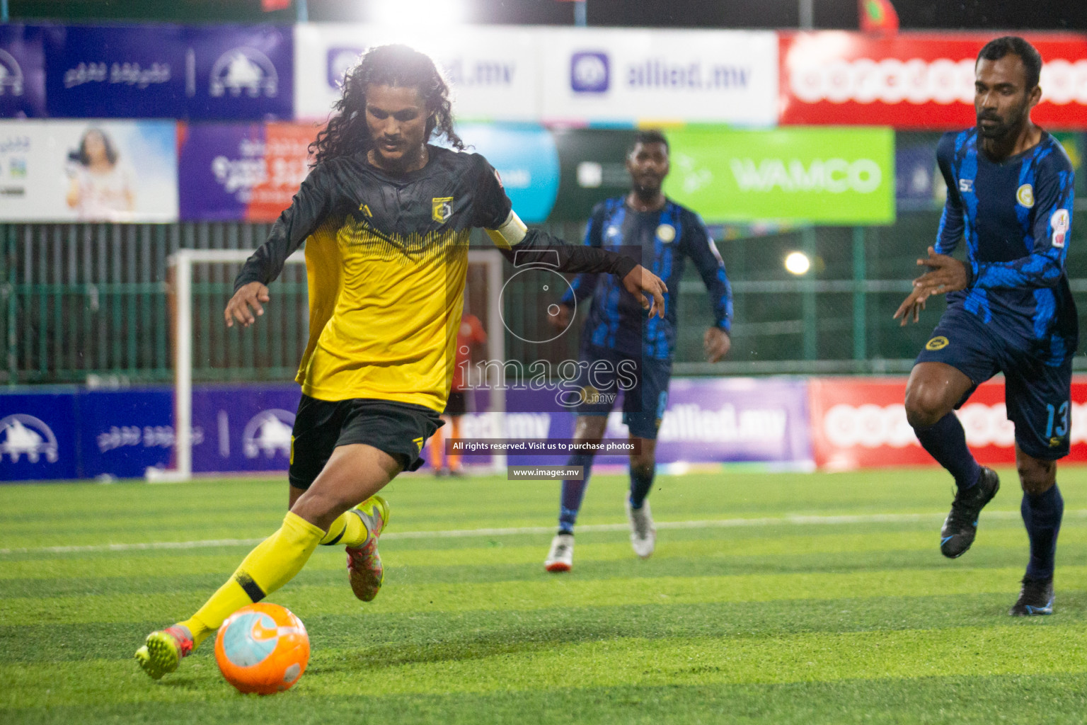 Team MPL vs Team RRC in the Quarter Finals of Club Maldives 2021 held at Hulhumale'; on 13th December 2021 Photos: Nasam/ images.mv