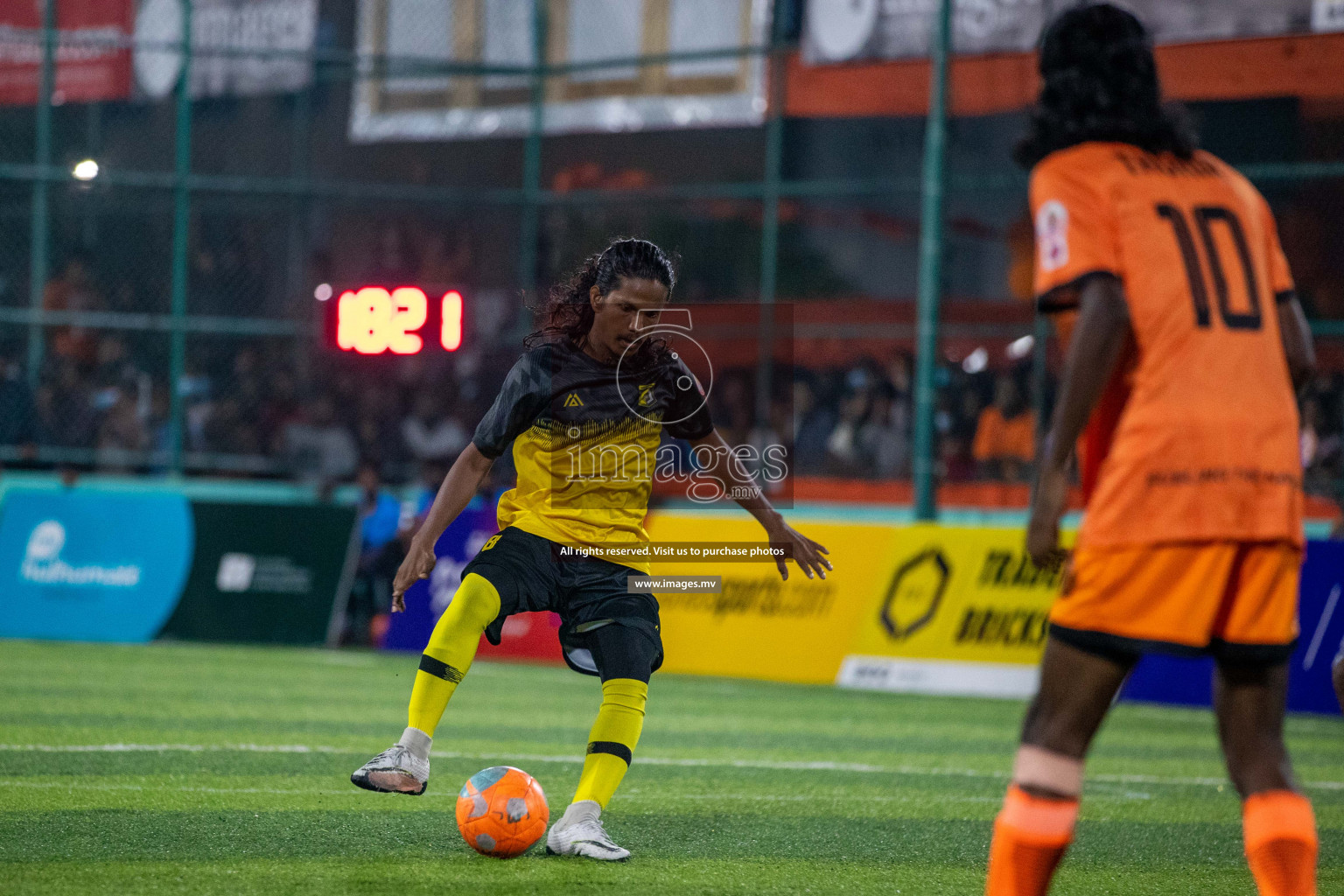 RRC Vs FSM in the Semi Finals of Club Maldives 2021 held in Hulhumale, Maldives on 19 December 2021. Photos: Ismail Thoriq / images.mv