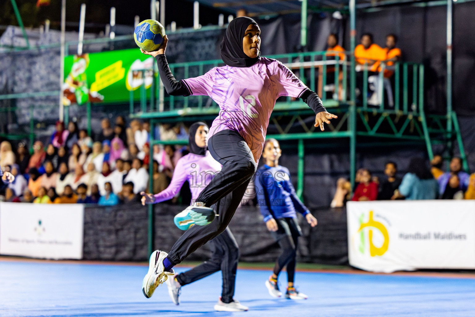 2nd Division Final of 8th Inter-Office/Company Handball Tournament 2024, held in Handball ground, Male', Maldives on Tuesday, 17th September 2024 Photos: Nausham Waheed/ Images.mv