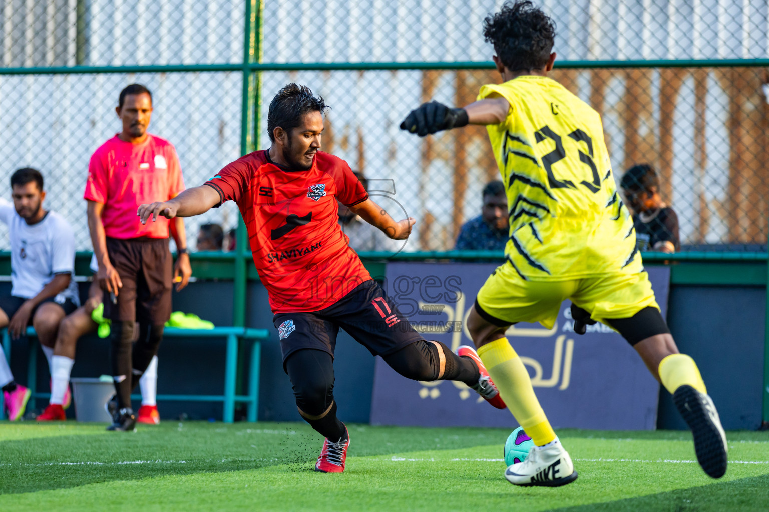 Bosnia SC vs Falcons in Day 2 of BG Futsal Challenge 2024 was held on Wednesday, 13th March 2024, in Male', Maldives Photos: Nausham Waheed / images.mv