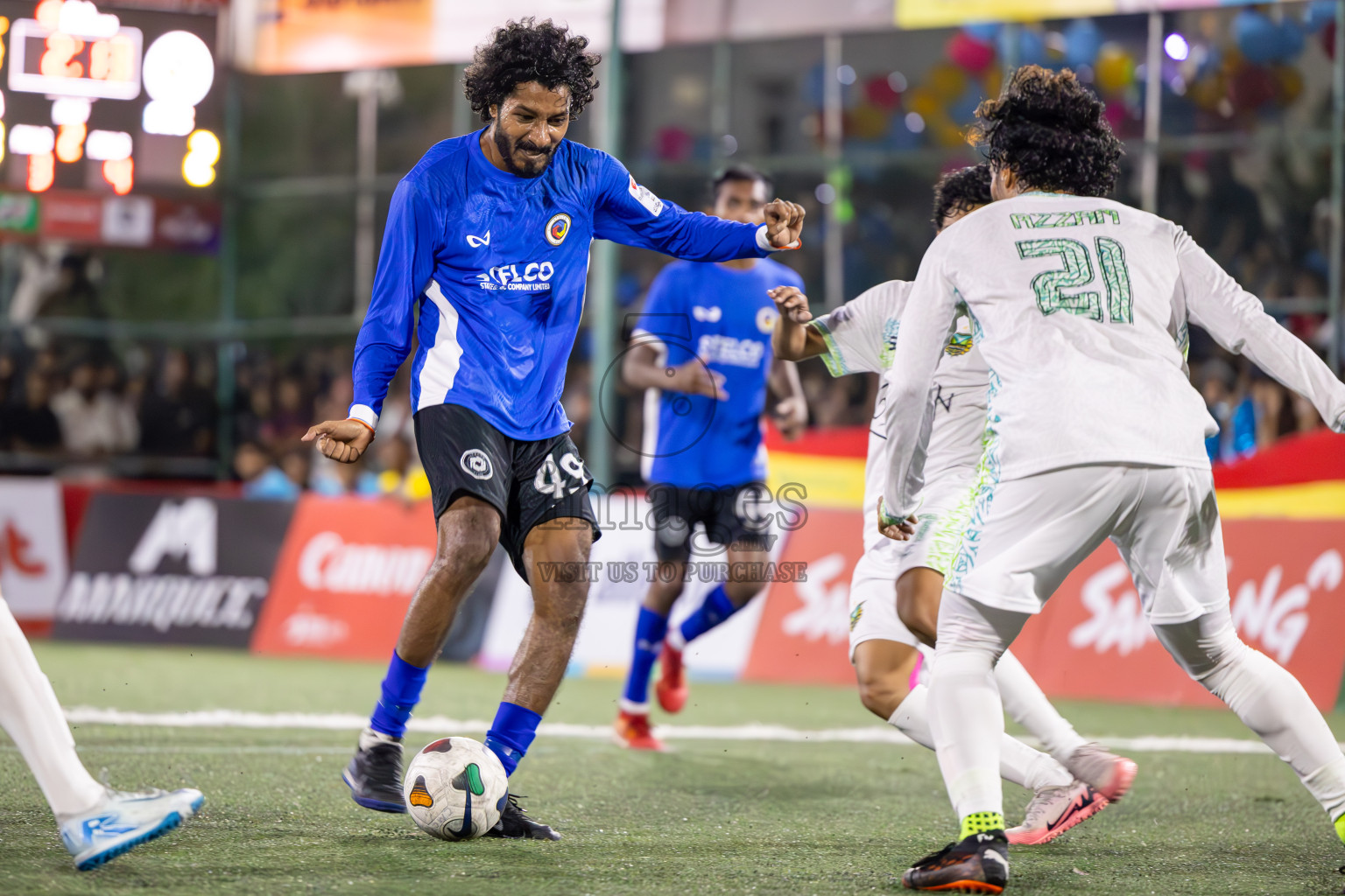 WAMCO vs STELCO in Semi Finals of Club Maldives Cup 2024 held in Rehendi Futsal Ground, Hulhumale', Maldives on Monday, 14th October 2024. Photos: Ismail Thoriq / images.mv