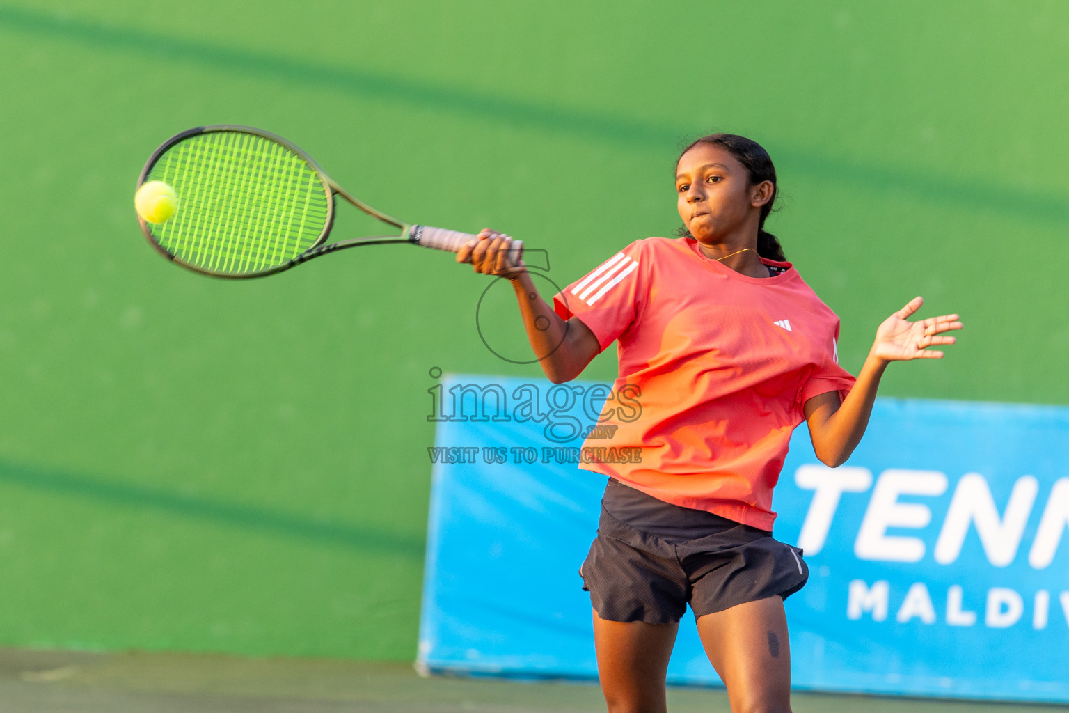 Day 3 of ATF Maldives Junior Open Tennis was held in Male' Tennis Court, Male', Maldives on Wednesday, 11th December 2024. Photos: Ismail Thoriq / images.mv