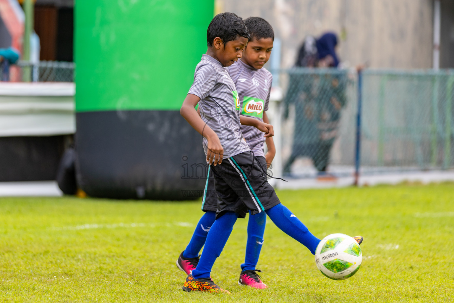 Day 2 of MILO Kids Football Fiesta was held at National Stadium in Male', Maldives on Saturday, 24th February 2024.