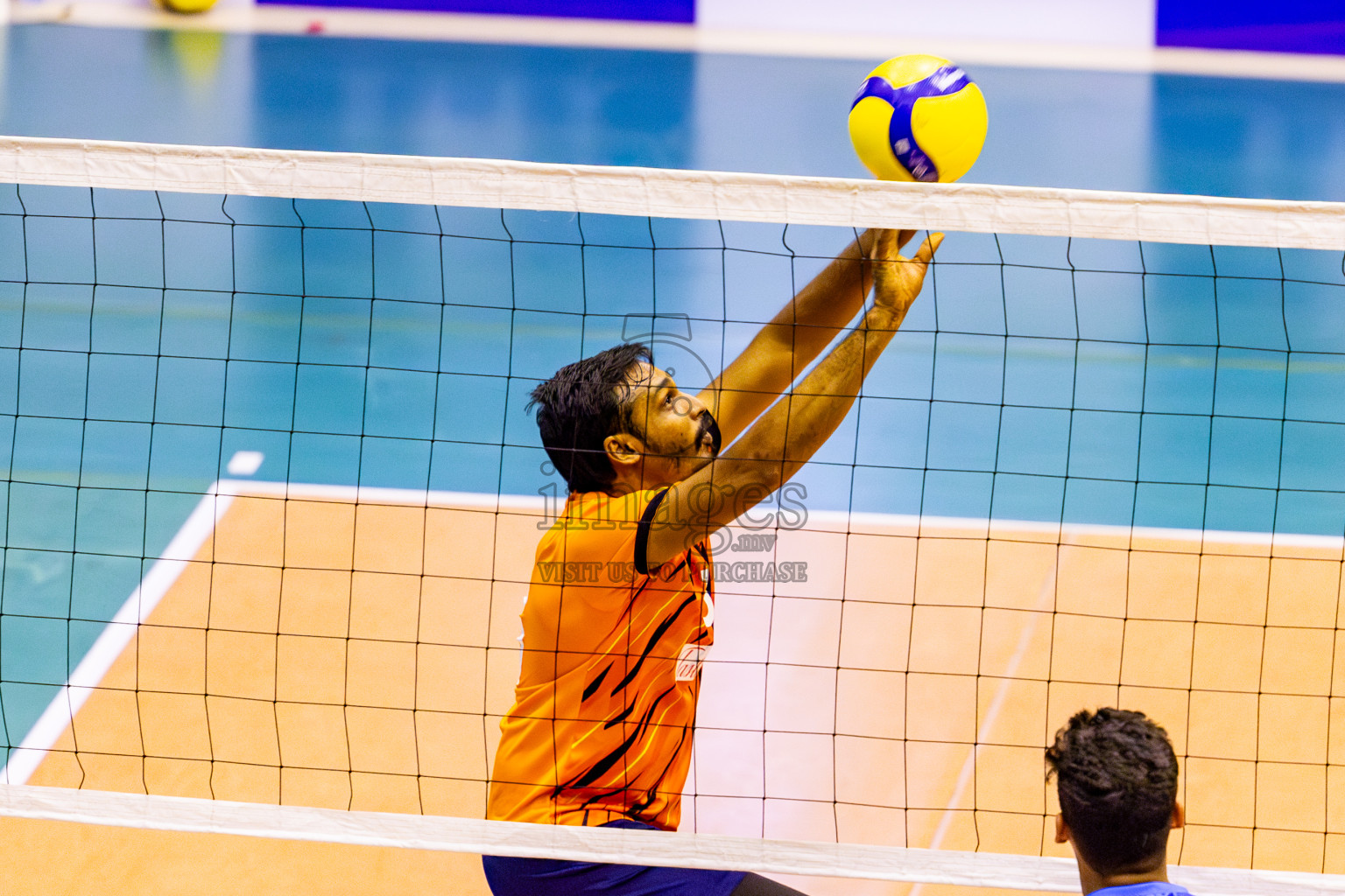 Sports Club City vs Police Club in Day 3 of MILO VAM Cup 2024 Men's Division was held in Social Center Indoor Hall on Wednesday, 30th October 2024. Photos: Nausham Waheed / images.mv