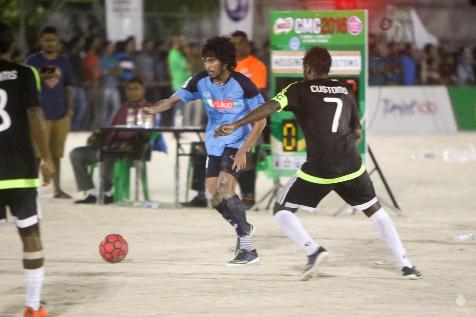 Day 4 of Club Maldives Cup Futsal Tournament in Male', Maldives, Monday, March. 28, 2016. (Images.mv Photo/Abdulla Abeedh).