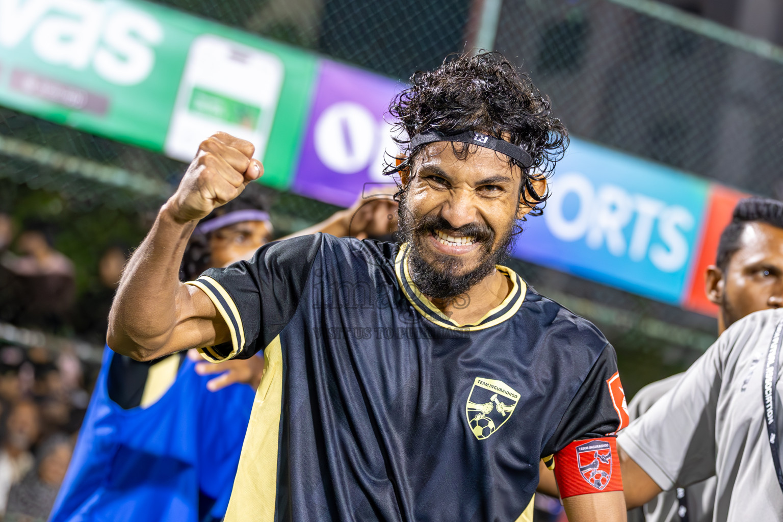 R Dhuvaafaru vs R Inguraidhoo in Raa Atoll Final in Day 24 of Golden Futsal Challenge 2025 was held on Tuesday , 28th January 2025, in Hulhumale', Maldives. Photos: Ismail Thoriq / images.mv