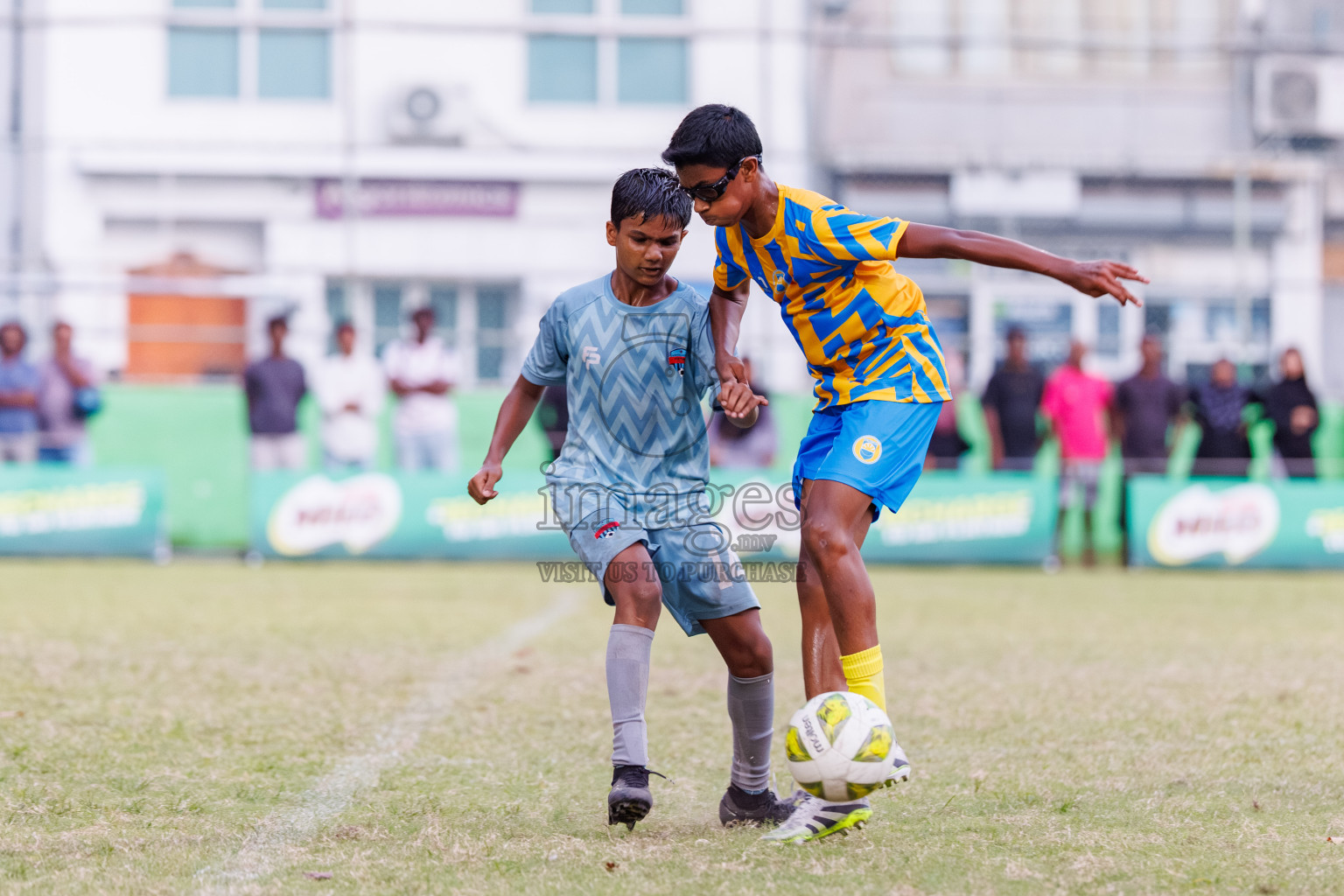 Day 4 of MILO Academy Championship 2025 (U14) was held on Sunday, 2nd November 2025 at Henveiru Football Grounds, Male', Maldives . 
Photos: Hassan Simah / images.mv