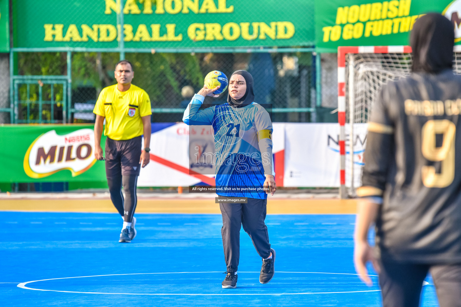 Day 9 of Milo 6th Inter Office Handball Tournament 2022 - Photos by Nausham Waheed