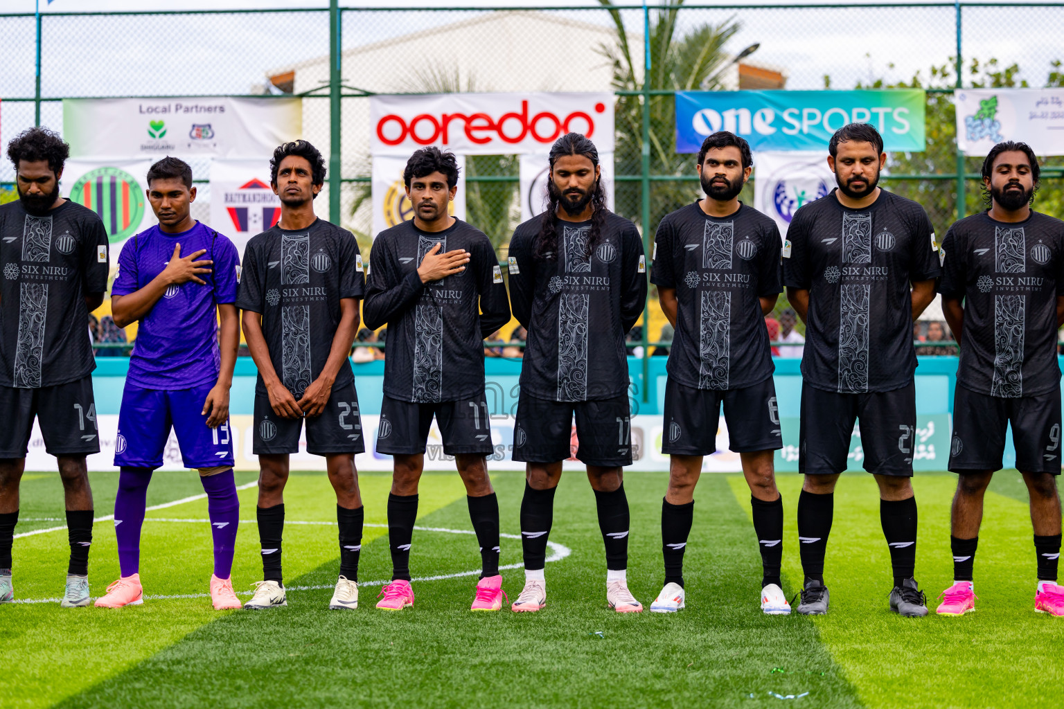 Raiymandhoo FC vs Dee Cee Jay SC in Day 1 of Laamehi Dhiggaru Ekuveri Futsal Challenge 2024 was held on Friday, 26th July 2024, at Dhiggaru Futsal Ground, Dhiggaru, Maldives Photos: Nausham Waheed / images.mv