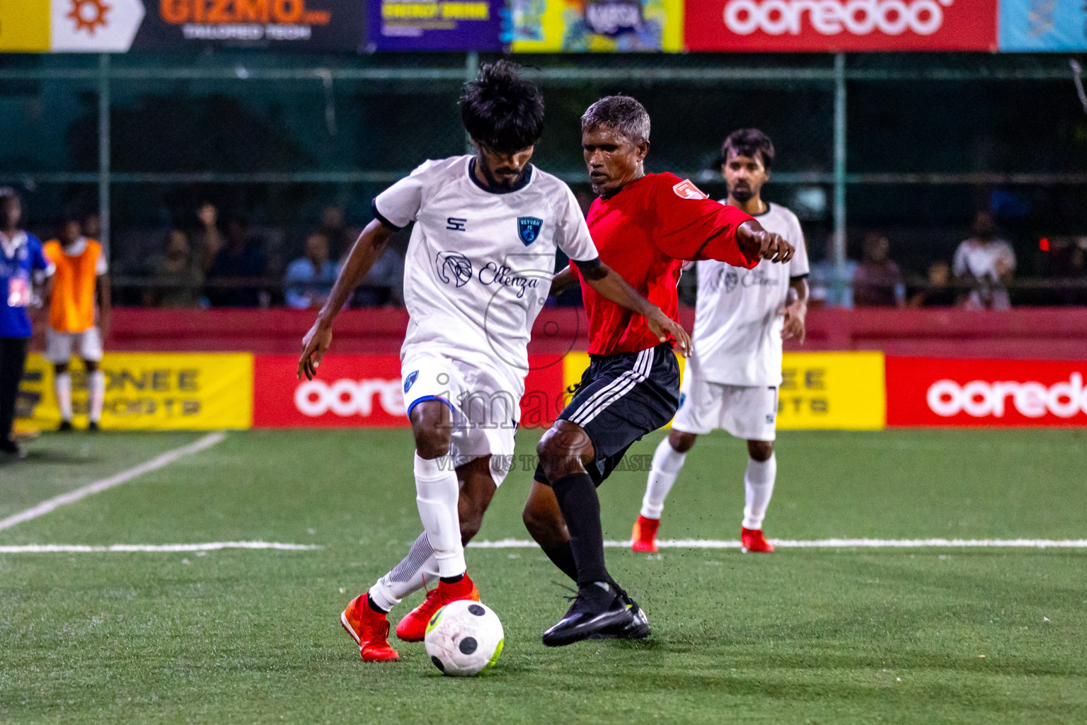 M. Raiymandhoo vs M. Veyvah in Day 19 of Golden Futsal Challenge 2024 was held on Friday, 2nd February 2024 in Hulhumale', Maldives Photos: Hassan Simah / images.mv