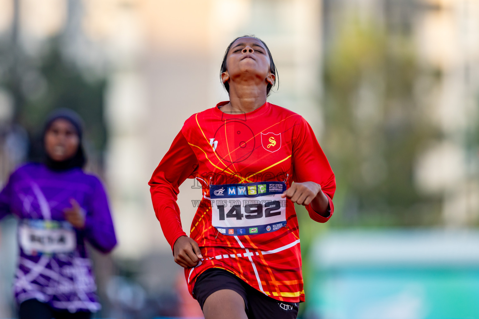 Day 4 of MWSC Interschool Athletics Championships 2024 held in Hulhumale Running Track, Hulhumale, Maldives on Tuesday, 12th November 2024. Photos by: Nausham Waheed / Images.mv