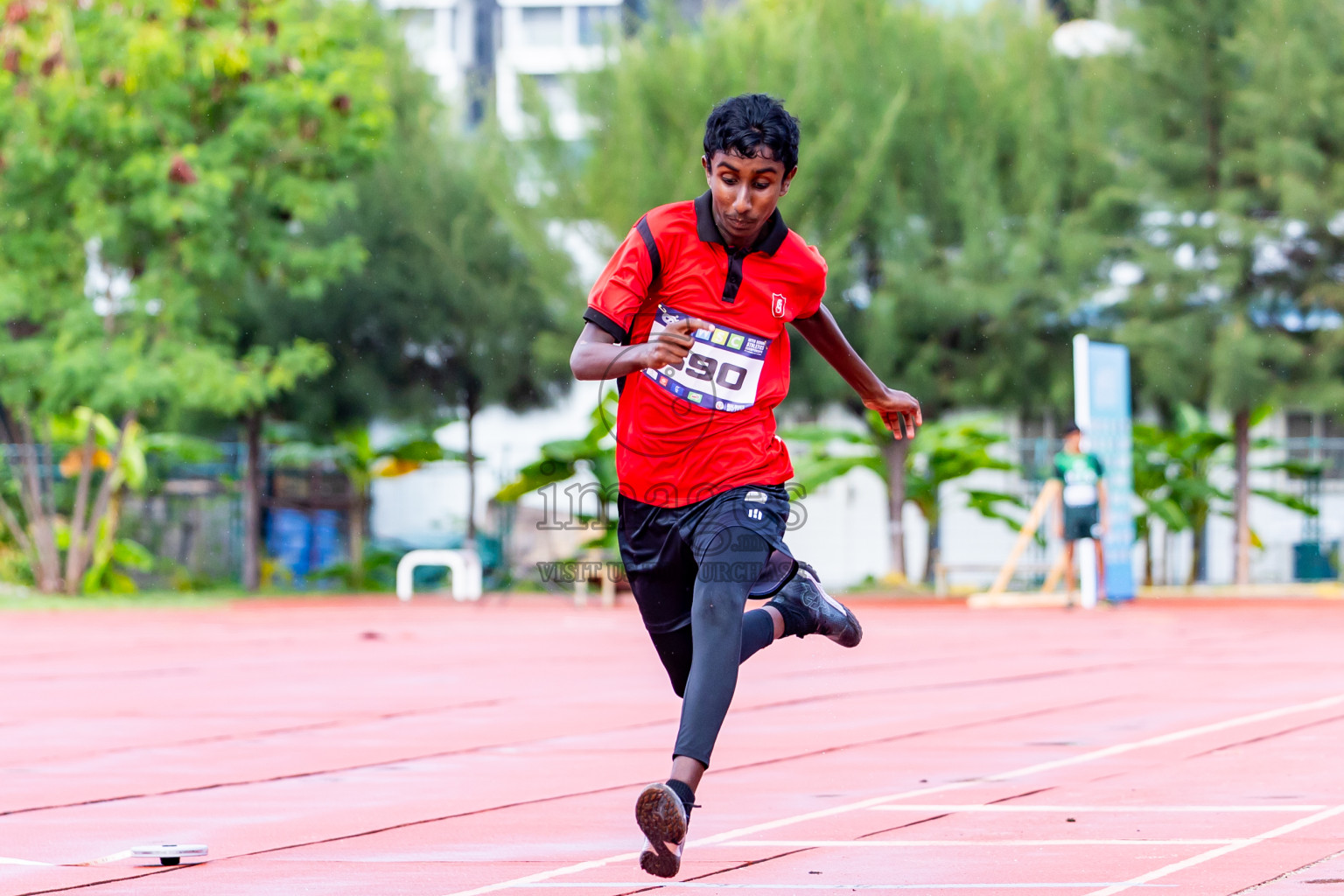 Day 3 of MWSC Interschool Athletics Championships 2024 held in Hulhumale Running Track, Hulhumale, Maldives on Monday, 11th November 2024. Photos by:  Nausham Waheed / Images.mv