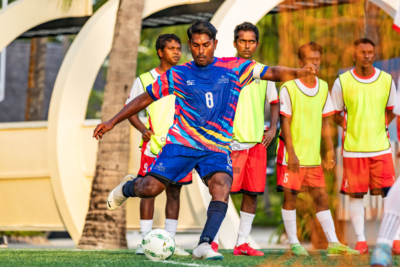 FSM Kuda Huraa vs Oaga in Resort League 2025 (North Male Zone) day 6 was held on Monday, 8th September 2025 in One And Only Reethi Rah Maldives Resort, Photos: Areef Adam / images.mv
