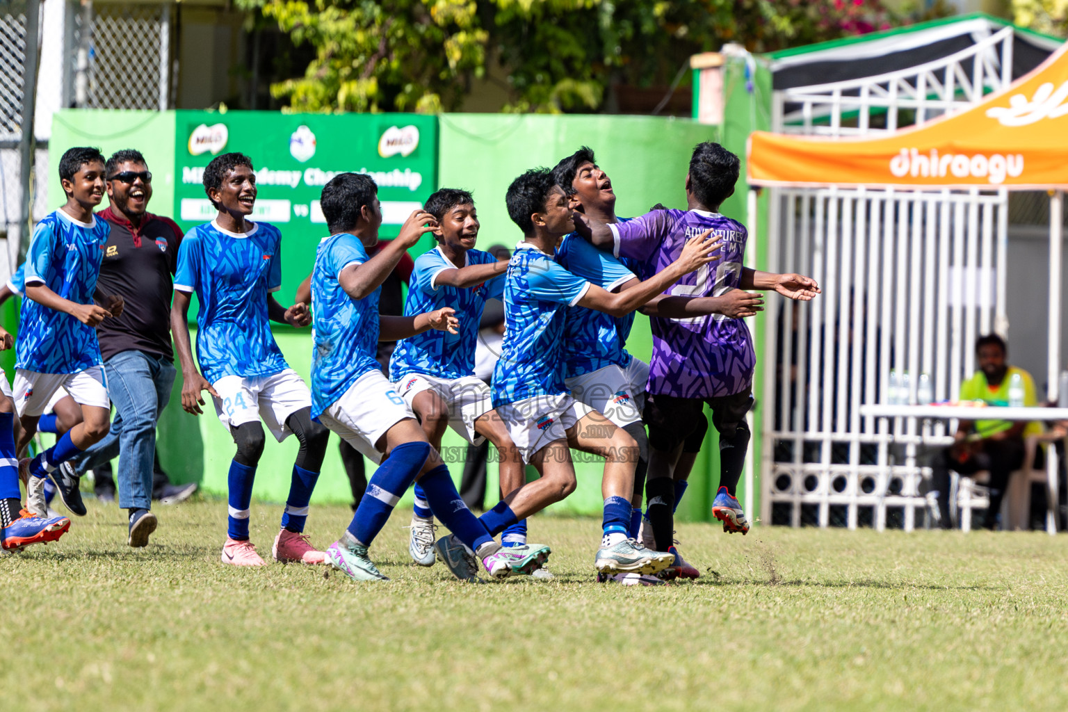 Day 4 of MILO Academy Championship 2024 (U-14) was held in Henveyru Stadium, Male', Maldives on Sunday, 3rd November 2024. 
Photos: Hassan Simah / Images.mv