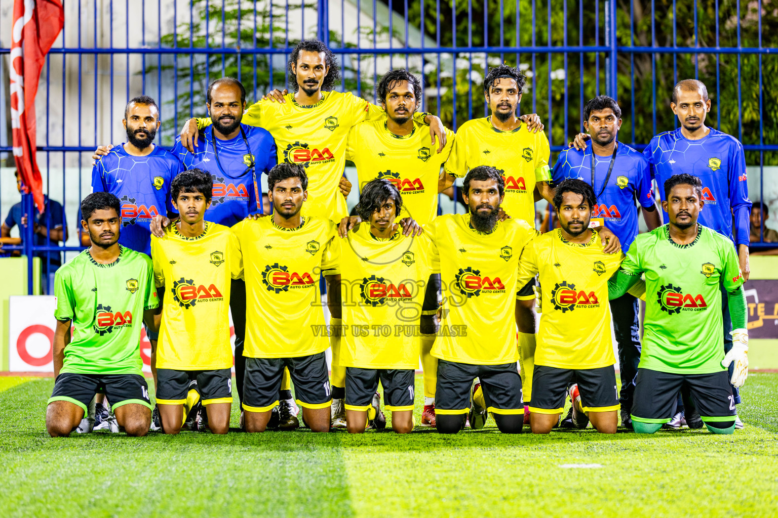 Friends vs Vela Sports Club in Day 3 of Eydhafushi Futsal Cup 2024 was held on Wednesday, 10th April 2024, in B Eydhafushi, Maldives Photos: Nausham Waheed / images.mv