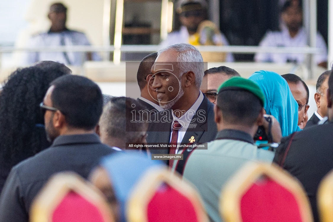 The Inauguration of the 8th President of Maldives was held in Jumhooree Maidhaan, Male', Maldives on 17th November 2023. Photos: Nausham Waheed / images.mv