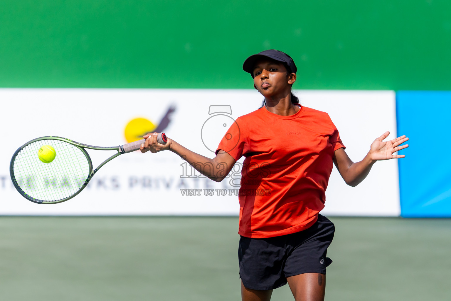 Day 8 of ATF Maldives Junior Open Tennis was held in Male' Tennis Court, Male', Maldives on Thursday, 19th December 2024. Photos: Nausham Waheed/ images.mv