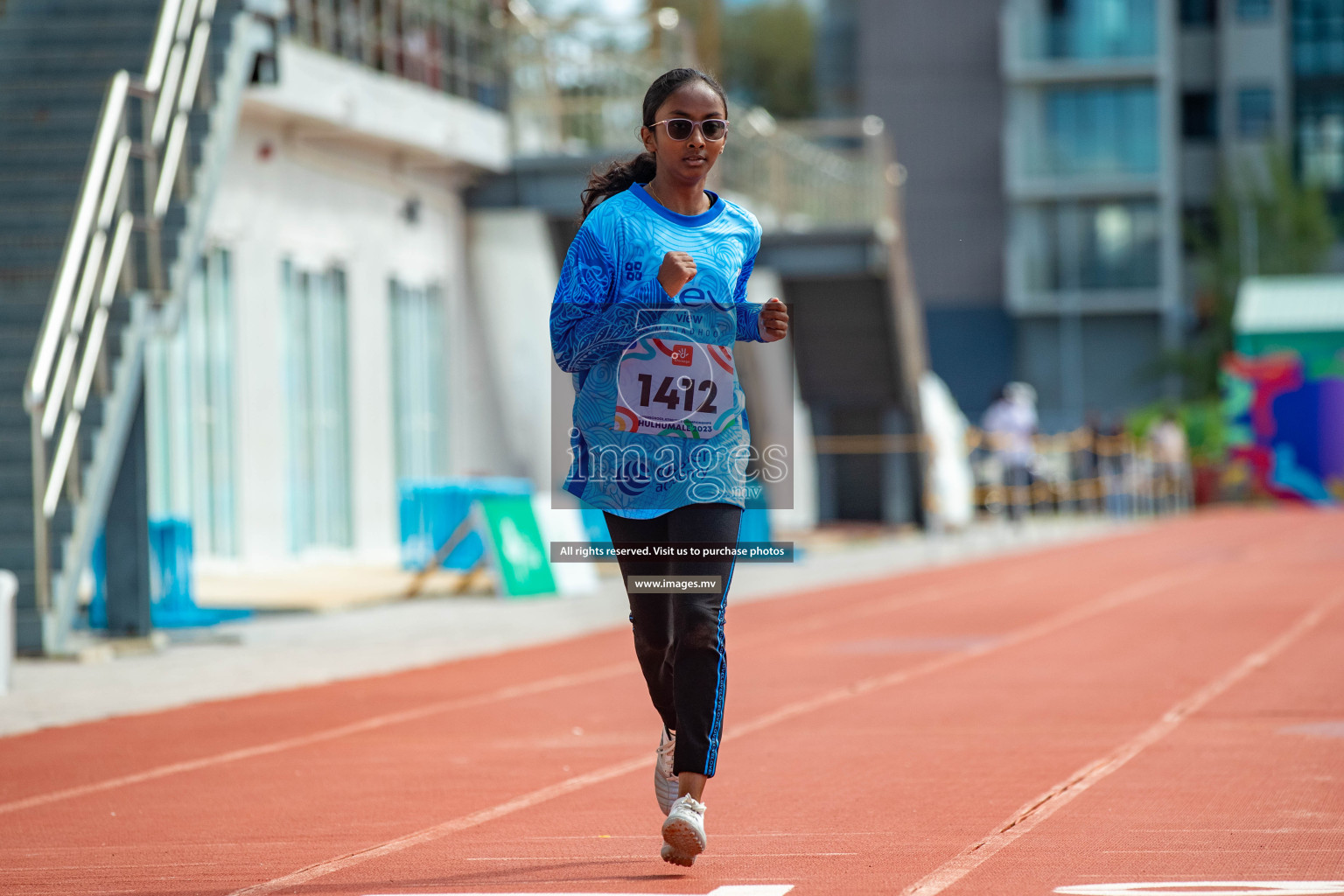 Day two of Inter School Athletics Championship 2023 was held at Hulhumale' Running Track at Hulhumale', Maldives on Sunday, 15th May 2023. Photos: Nausham Waheed / images.mv