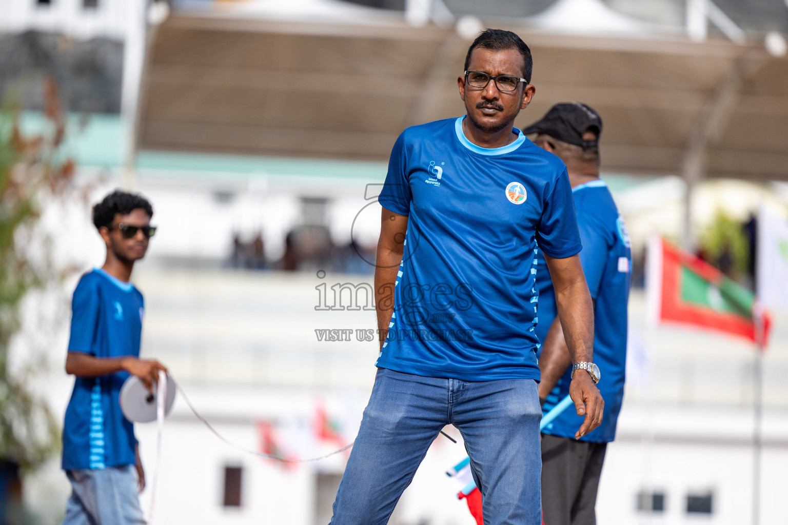 Day 1 of MWSC Interschool Athletics Championships 2024 held in Hulhumale Running Track, Hulhumale, Maldives on Saturday, 9th November 2024. 
Photos by: Ismail Thoriq, Hassan Simah / Images.mv