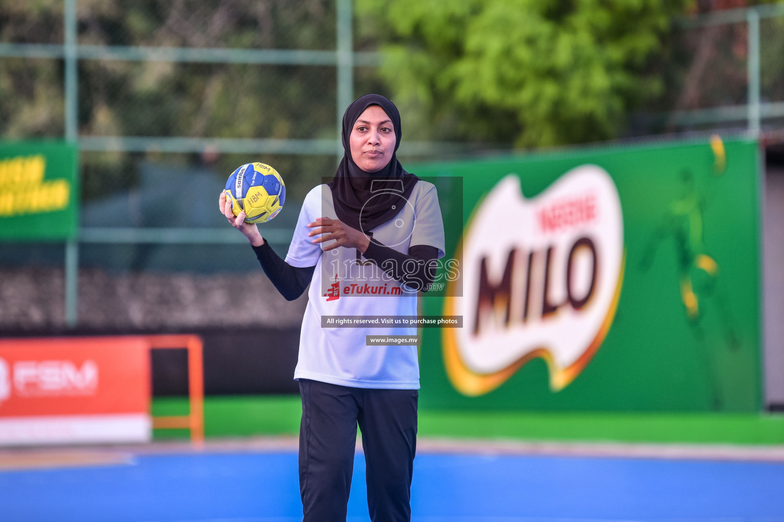 Day 3 of Milo 6th Inter Office Handball Tournament 2022 - Photos by Nausham Waheed