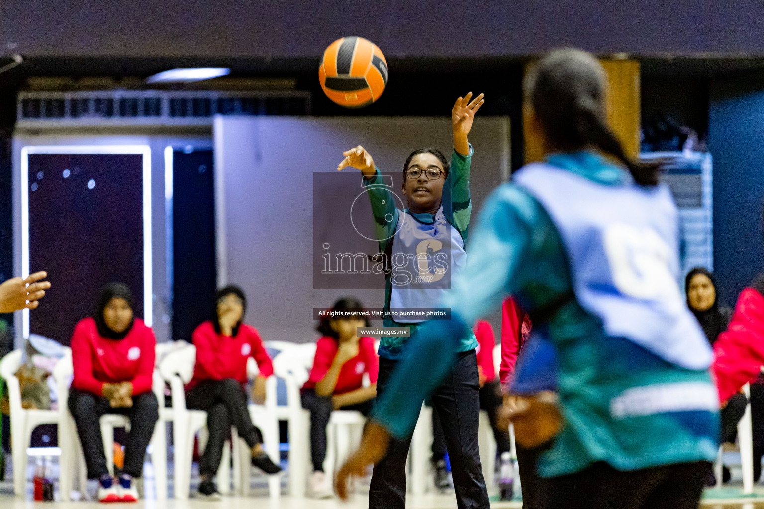 Day 8 of 24th Interschool Netball Tournament 2023 was held in Social Center, Male', Maldives on 3rd November 2023. Photos: Hassan Simah, Nausham Waheed / images.mv