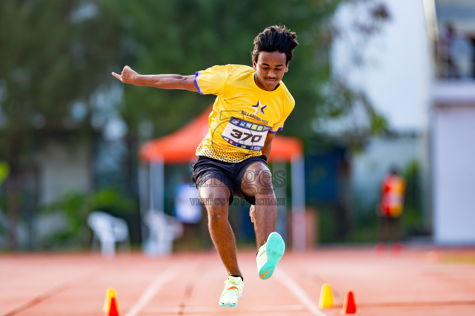 Day 5 of MWSC Interschool Athletics Championships 2024 held in Hulhumale Running Track, Hulhumale, Maldives on Wednesday, 13th November 2024. Photos by: Nausham Waheed / Images.mv