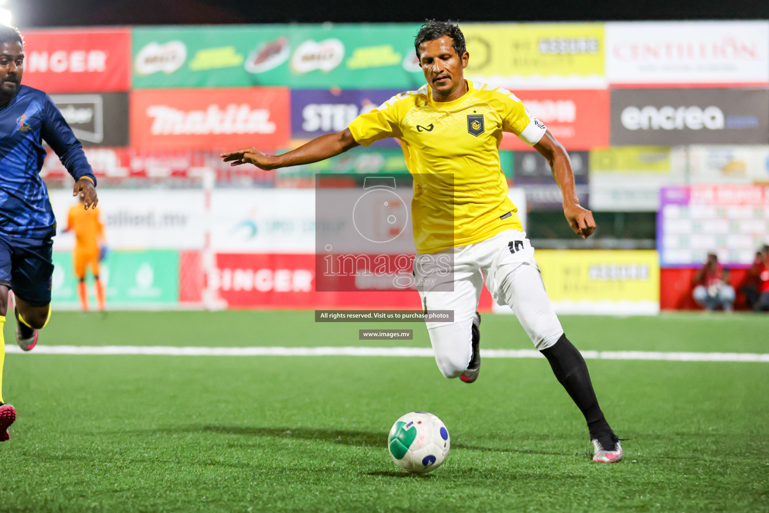 RRC vs Customs RC in Club Maldives Cup 2023 held in Hulhumale, Maldives, on Tuesday, 18th July 2023 Photos: Hassan Simah / images.mv