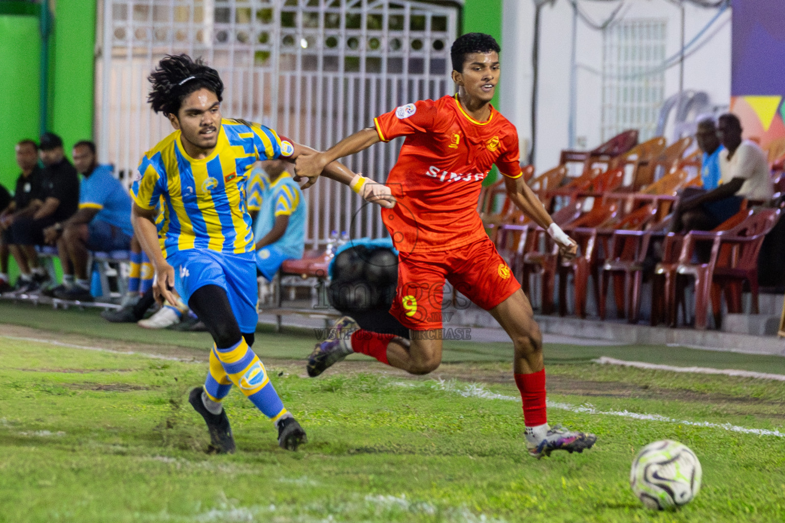 Valencia vs Victory Sports Club in Day 7 of Dhivehi Youth League 2024 held at Henveiru Stadium on Sunday, 1st December 2024. Photos: Shuu Abdul Sattar, / Images.mv