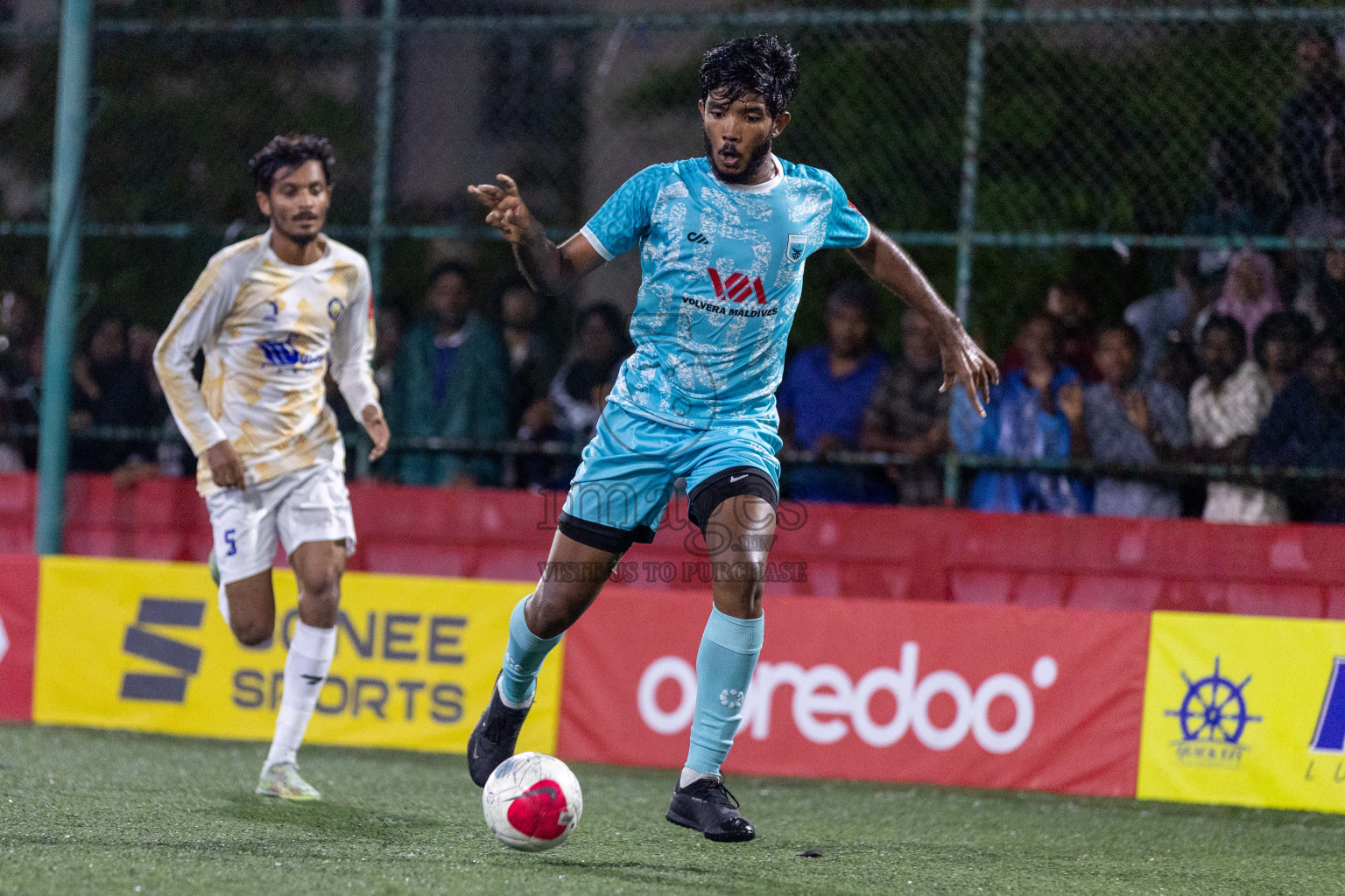 HA Dhidhdhoo vs HA Baarah in Day 17 of Golden Futsal Challenge 2024 was held on Wednesday, 31st January 2024, in Hulhumale', Maldives Photos: Nausham Waheed / images.mv