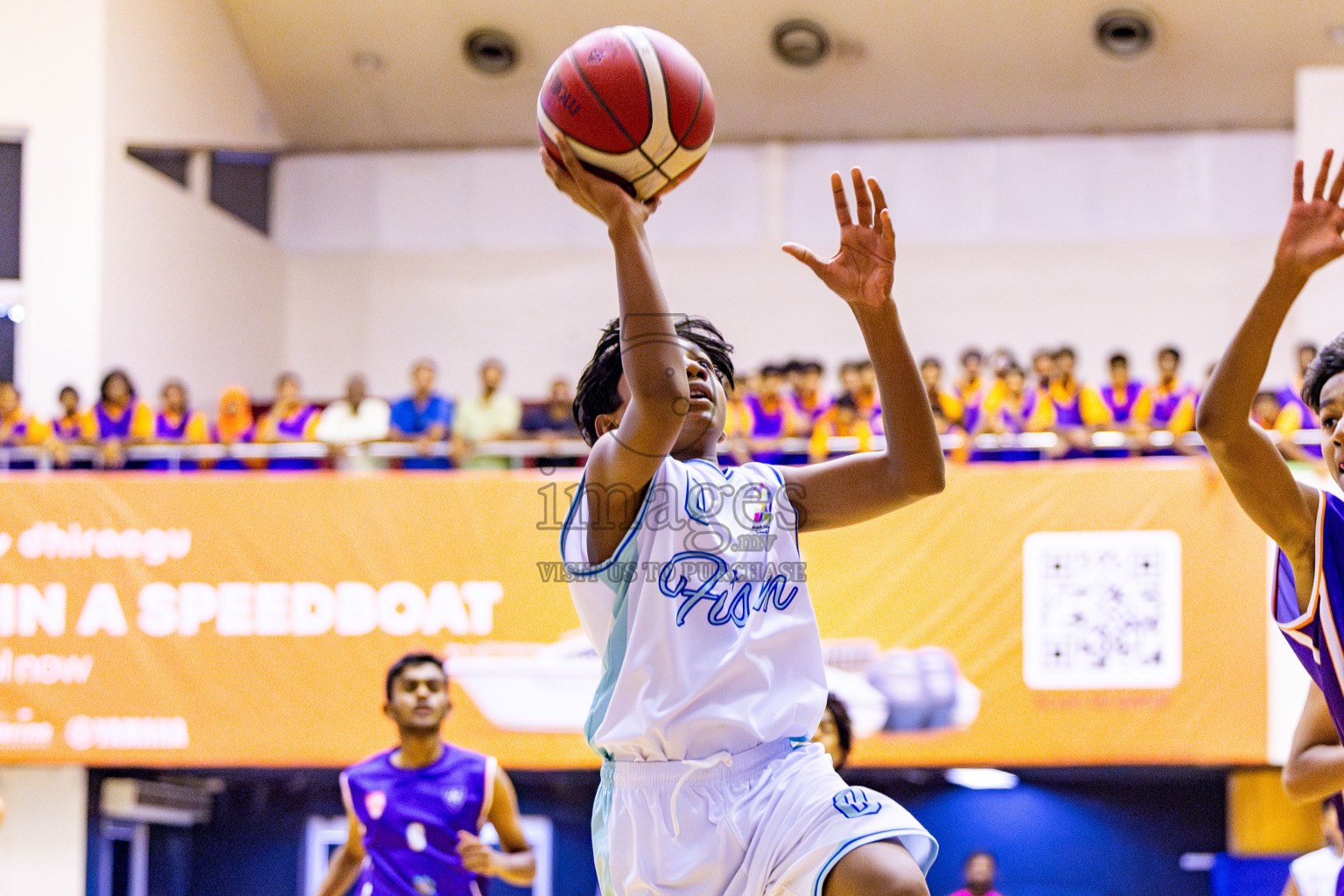 Ghiyasuddin International School vs Finland International School in day 28 of Junior Basketball Championship 2024 was held in Social Center, Male', Maldives on Thursday, 12th December 2024. Photos: Nausham Waheed / images.mv