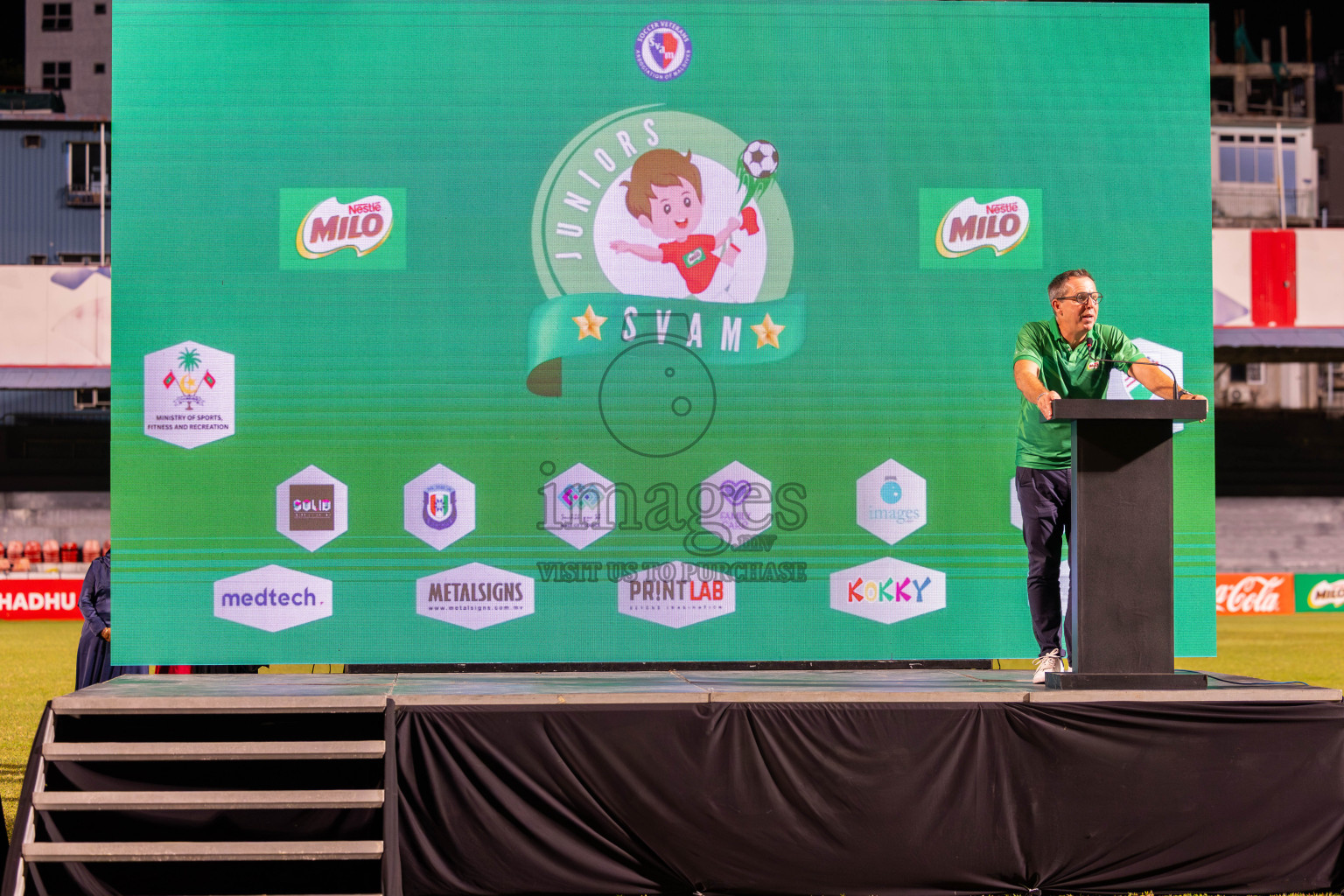 Inaugural Event of MILO SVAM Juniors 2025 (U8) was held at National Football Stadium, Male', Maldives on Monday, 23rd June 2025. Photos: Ismail Thoriq / images.mv