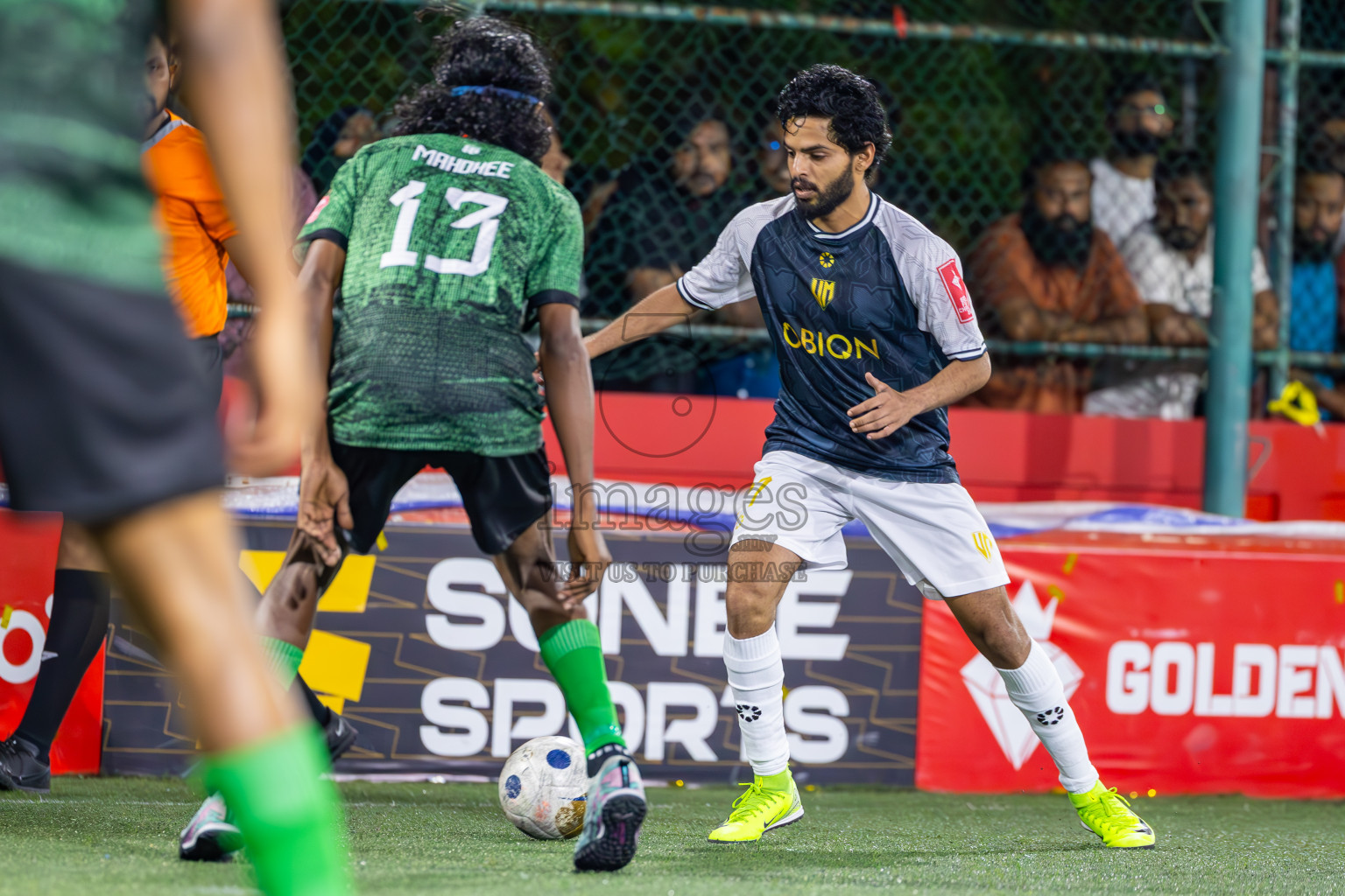 Hulhumale vs Villimale in Zone Round on Day 31 of Golden Futsal Challenge 2025 was held on Tuesday, 4th February 2025, in Hulhumale', Maldives.
Photos: Ismail Thoriq / images.mv
